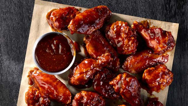 Bulleit Bourbon wings from Buffalo Wild Wings