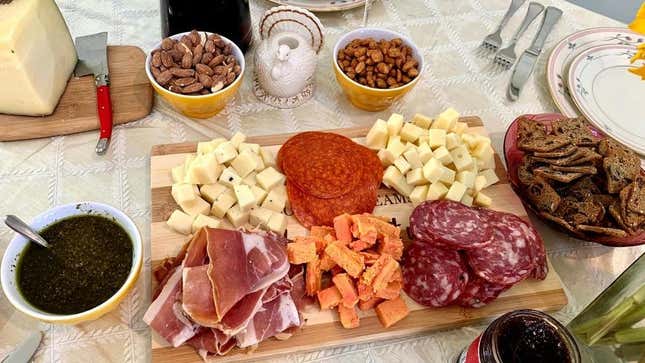 Thanksgiving spread of Trader Joe's products