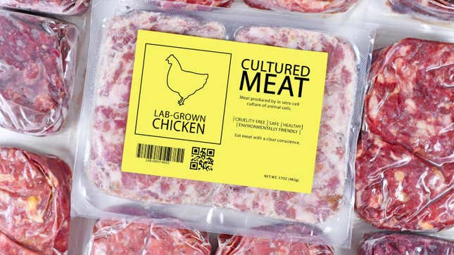 lab grown meat package