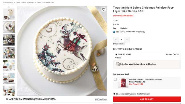 We Take the Cake at Williams-Sonoma