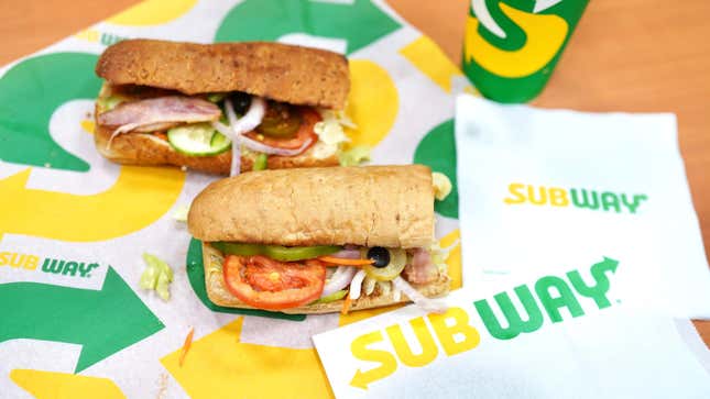 subway sandwiches