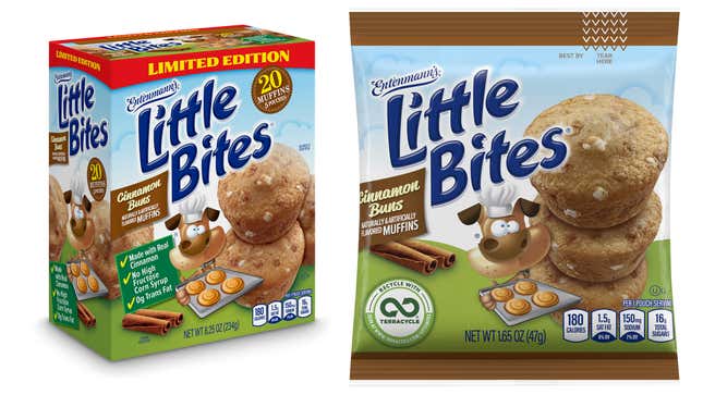 Little Bites Cinnamon Buns muffins