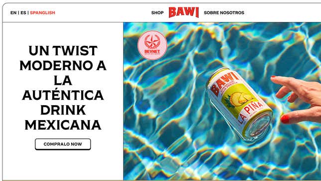 Bawi’s website has an excellent “Spanglish” setting