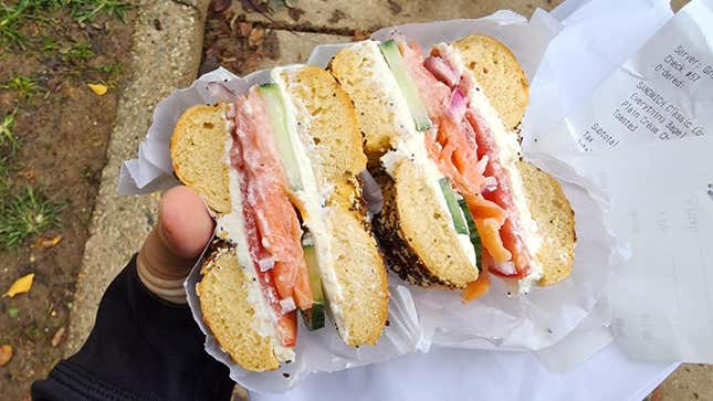 Image for article titled Philadelphia’s Bagels Are Boiled in Beer, and They’re Delicious