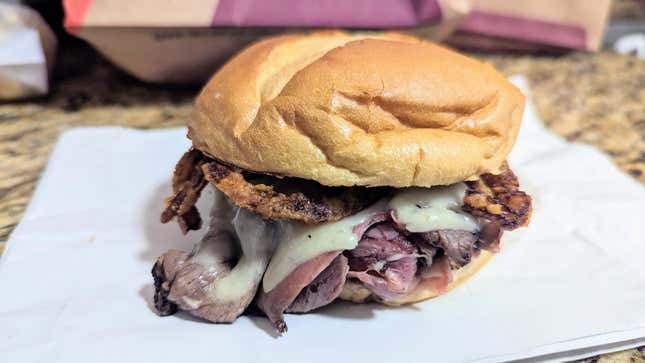 Arby's Steakhouse Garlic Ribeye Sandwich