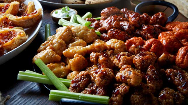 TGI Fridays boneless wing platter
