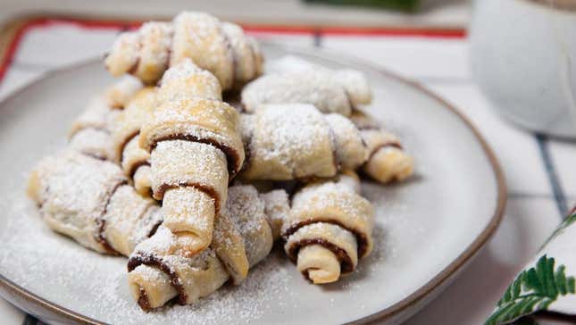 Rugelach, Jewish kosher dessert food