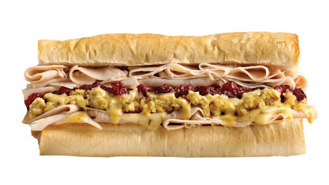 Thank You Turkey sandwich from Which Wich