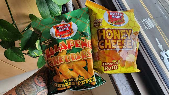 Image for article titled These Are the Best Made Cheese Puffs