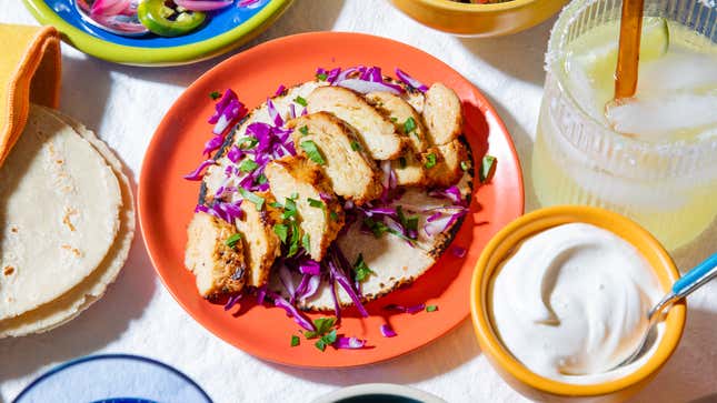 cultivated chicken on plate